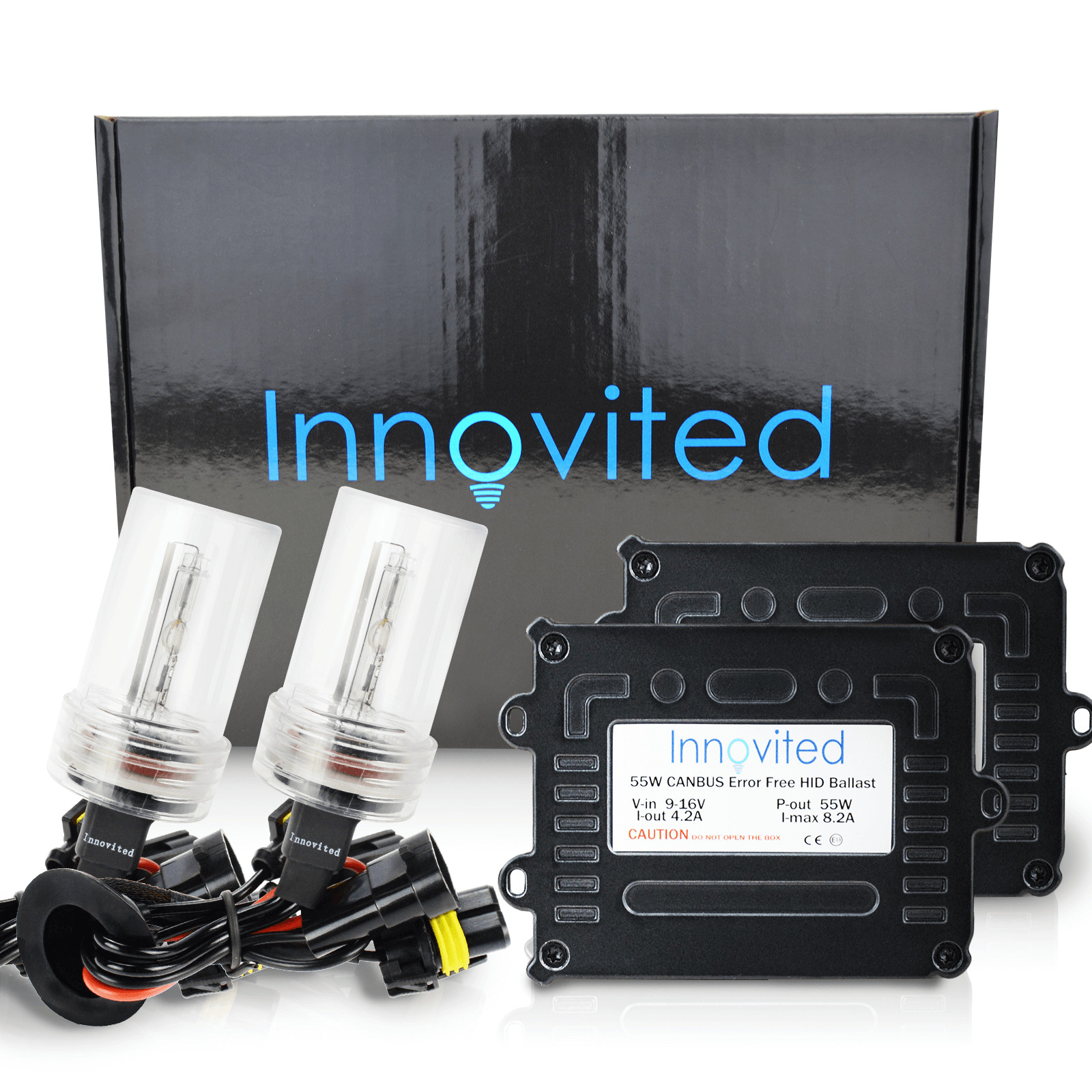 Innovited 55W Canbus HID Conversion kit H4 H7 H11 H13 9003 9005 9006 9007 6000K Innovited 55W Canbus HID Conversion kit H4 H7 H11 H13 9003 9005 9006 9007 6000K