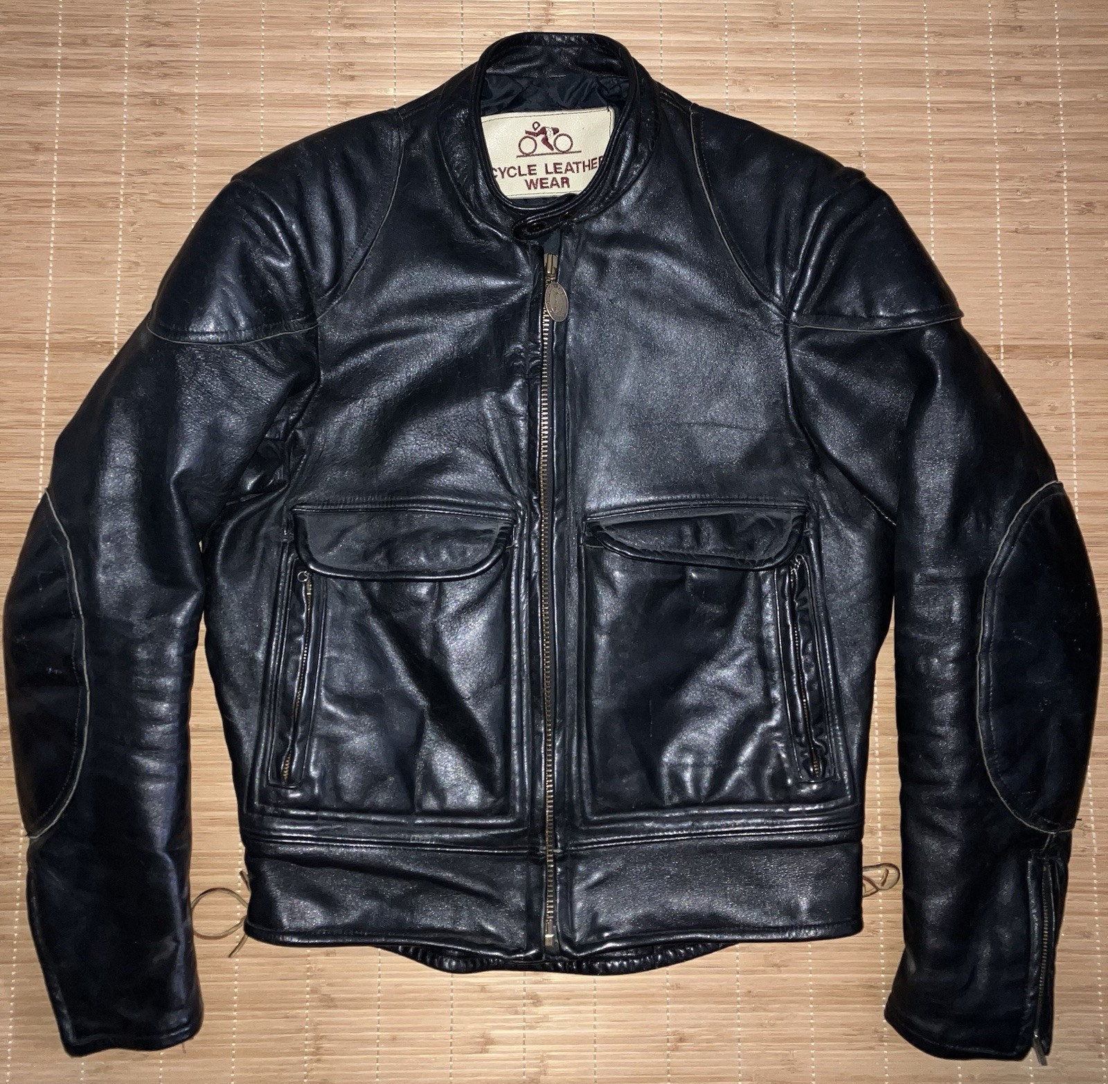 Vintage 70’s “Cycle Leather Wear” Seattle Horsehide Biker Motorcycle Jacket 42 M