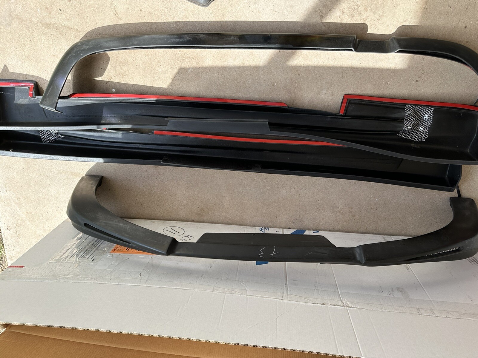 Vis Racing Wings West Lip Kit For 99-00 Honda Civic EK Vis Racing Wings West Lip Kit For 99-00 Honda Civic EK