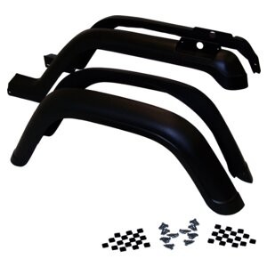 Crown Automotive 5AHK Fender Flare Kit (4 Piece) For 1987-1995 Jeep Wrangler YJ