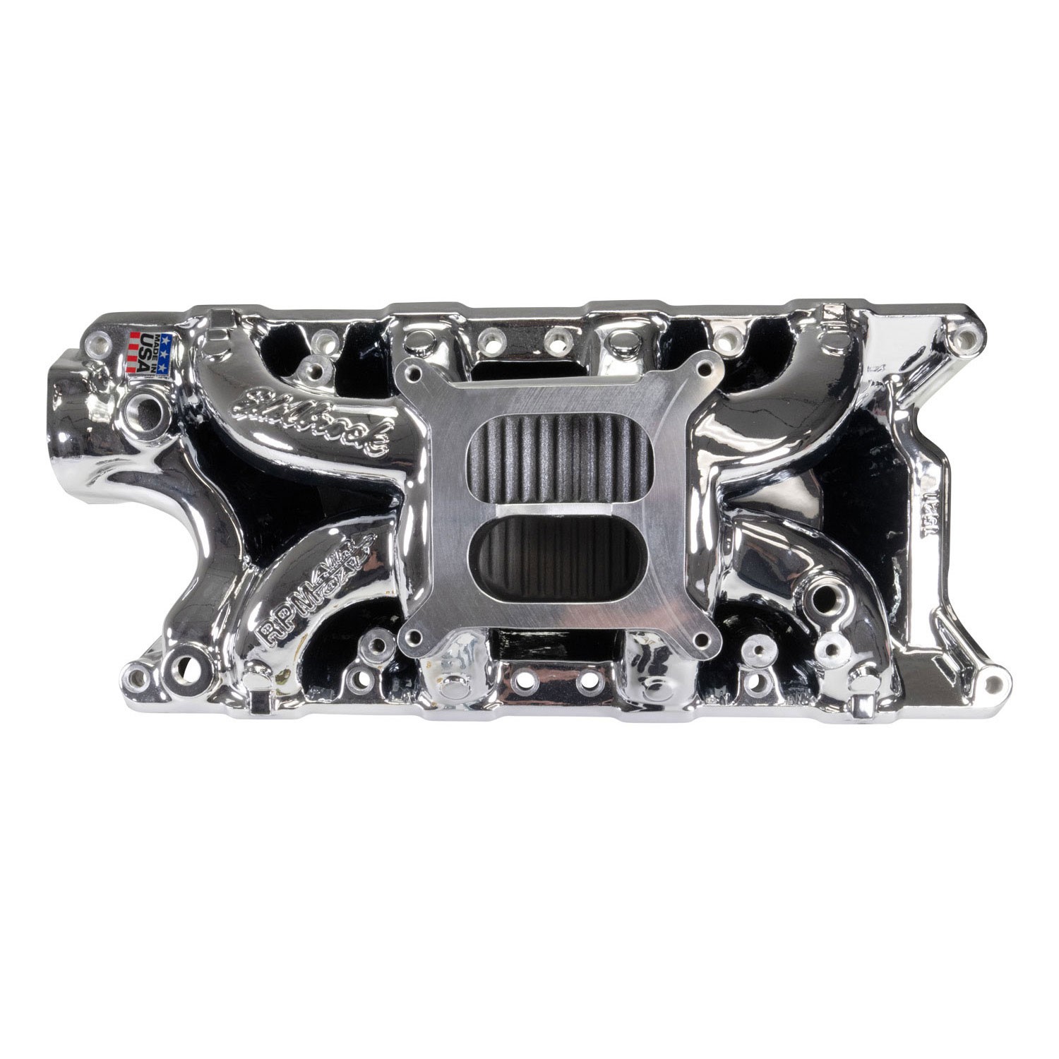 Edelbrock 7521-CP RPM Air-Gap Chrome Intake Manifold for Small-Block Ford