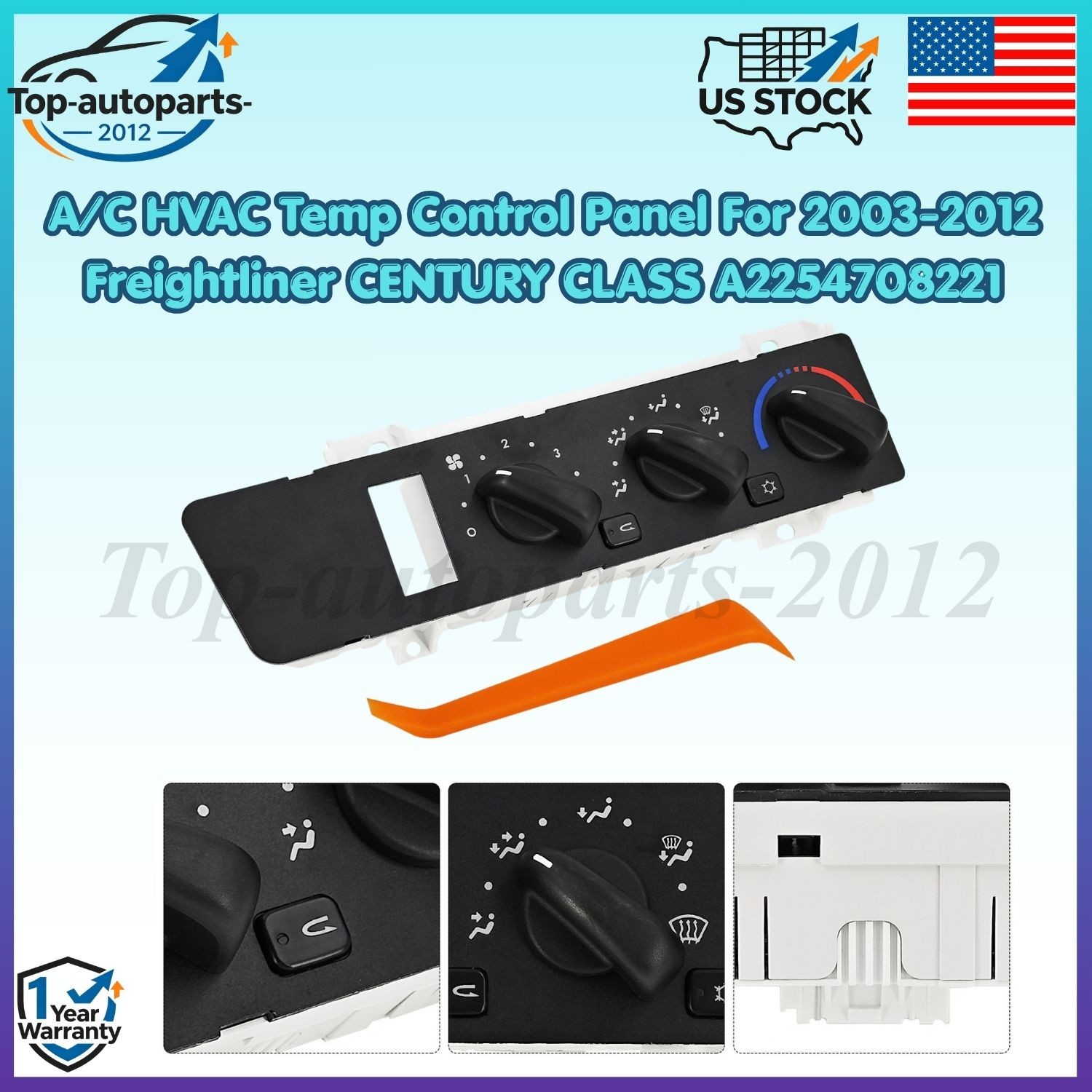 A/C HVAC Temp Control Panel For 2003-2012 Freightliner CENTURY CLASS A2254708221