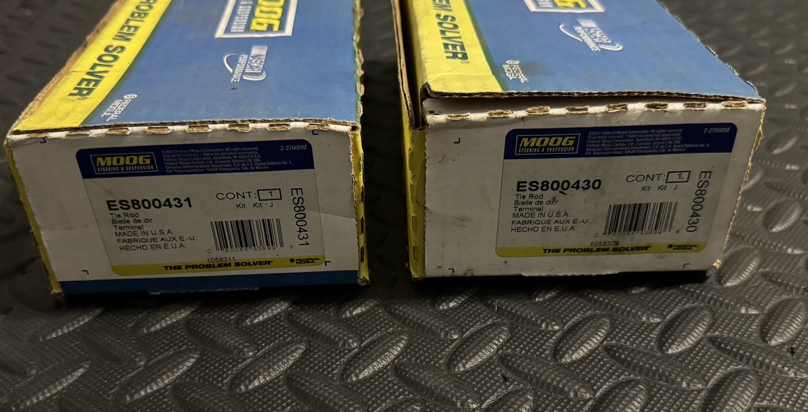 MOOG Problem Solver Outer Tie Rod Ends Pair L&R Chrysler Dodge ES800430 ES800431 MOOG Problem Solver Outer Tie Rod Ends Pair L&R Chrysler Dodge ES800430 ES800431