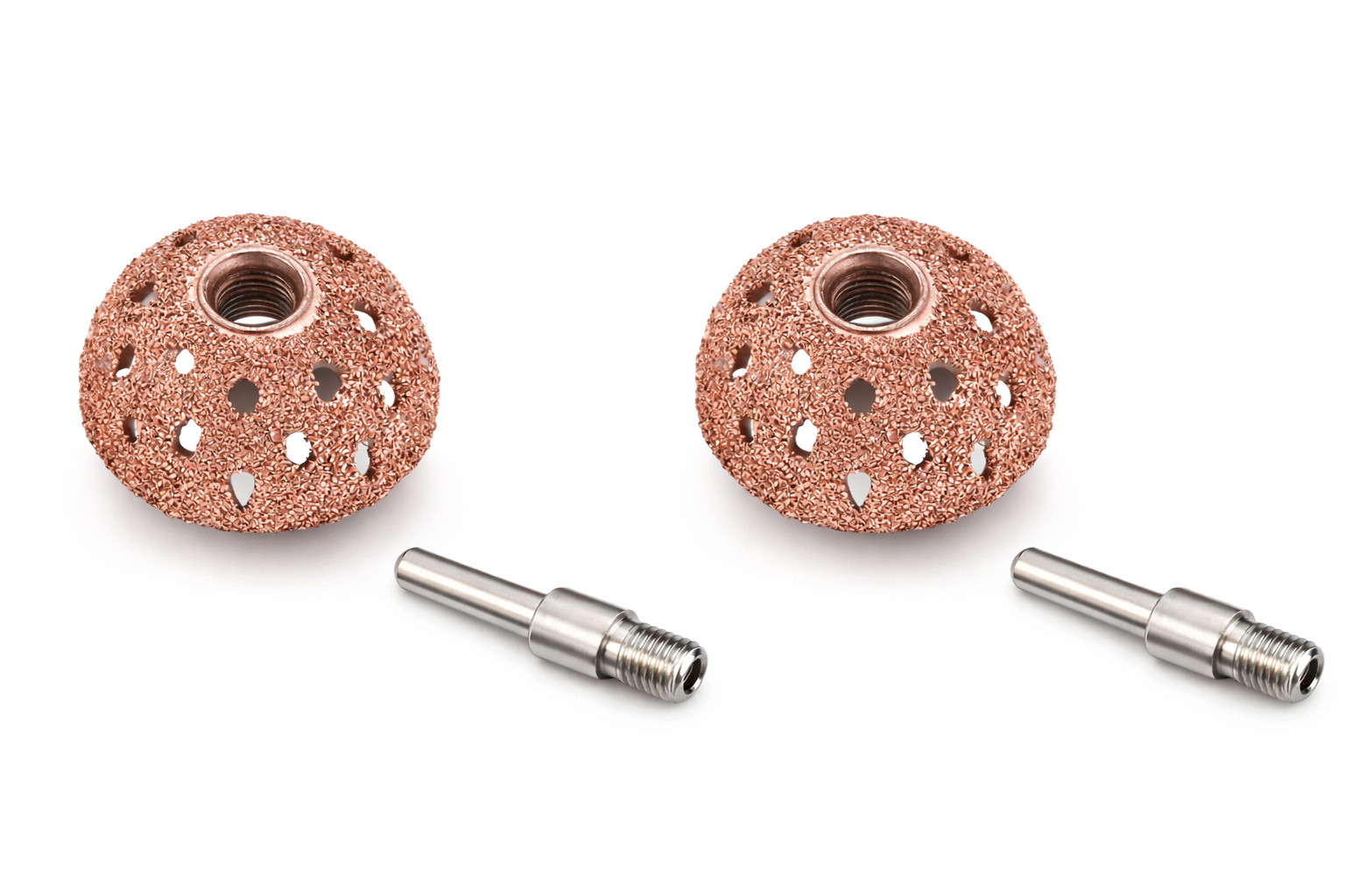 25mm Tire Grinding Head Rasp 2Pc Buffer Ball Tyre Repair Hand Tool Buffing Wheel