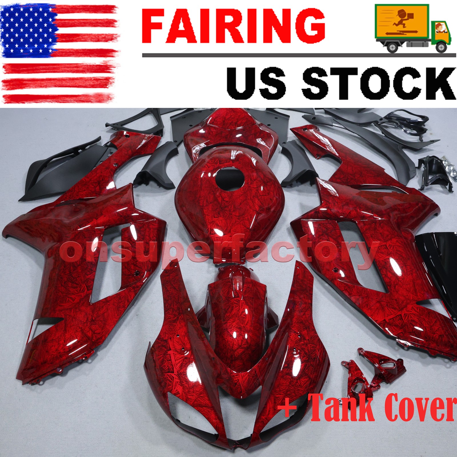 Forged Carbon Fiber Fairing Kit For kawasaki Ninja ZX6R ZX-6R ZX636 2007-2008