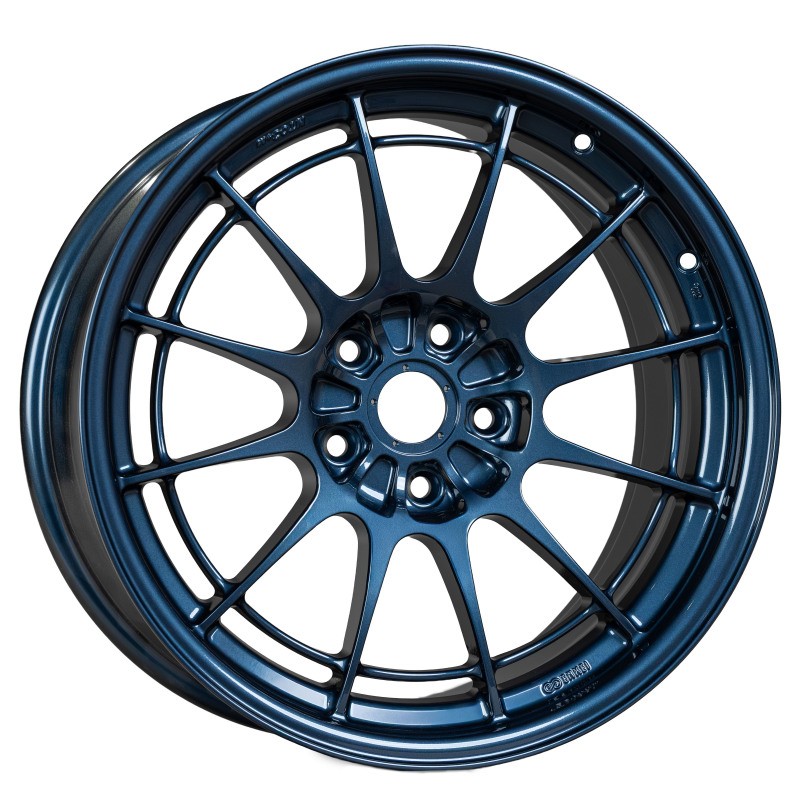 Enkei NT03+M 18x9.5 Misty Blue Wheel with 5x114.3 Bolt Pattern and 40mm Offset