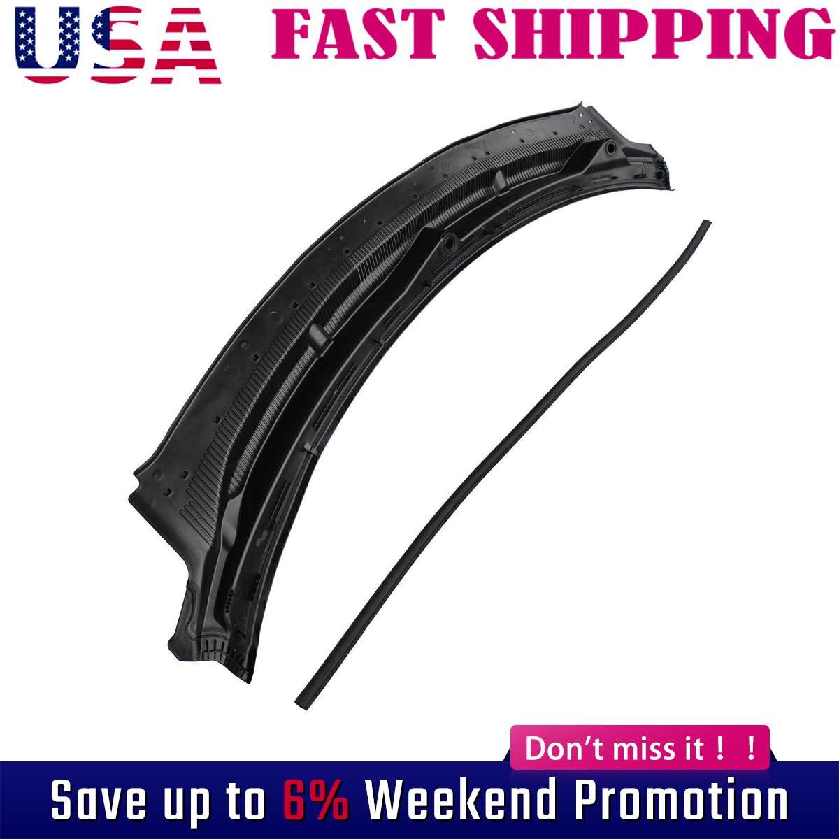 US Top Windshield Cowl Grille Fits For Ford Explorer 2011-2019 BB5Z78022A68AA