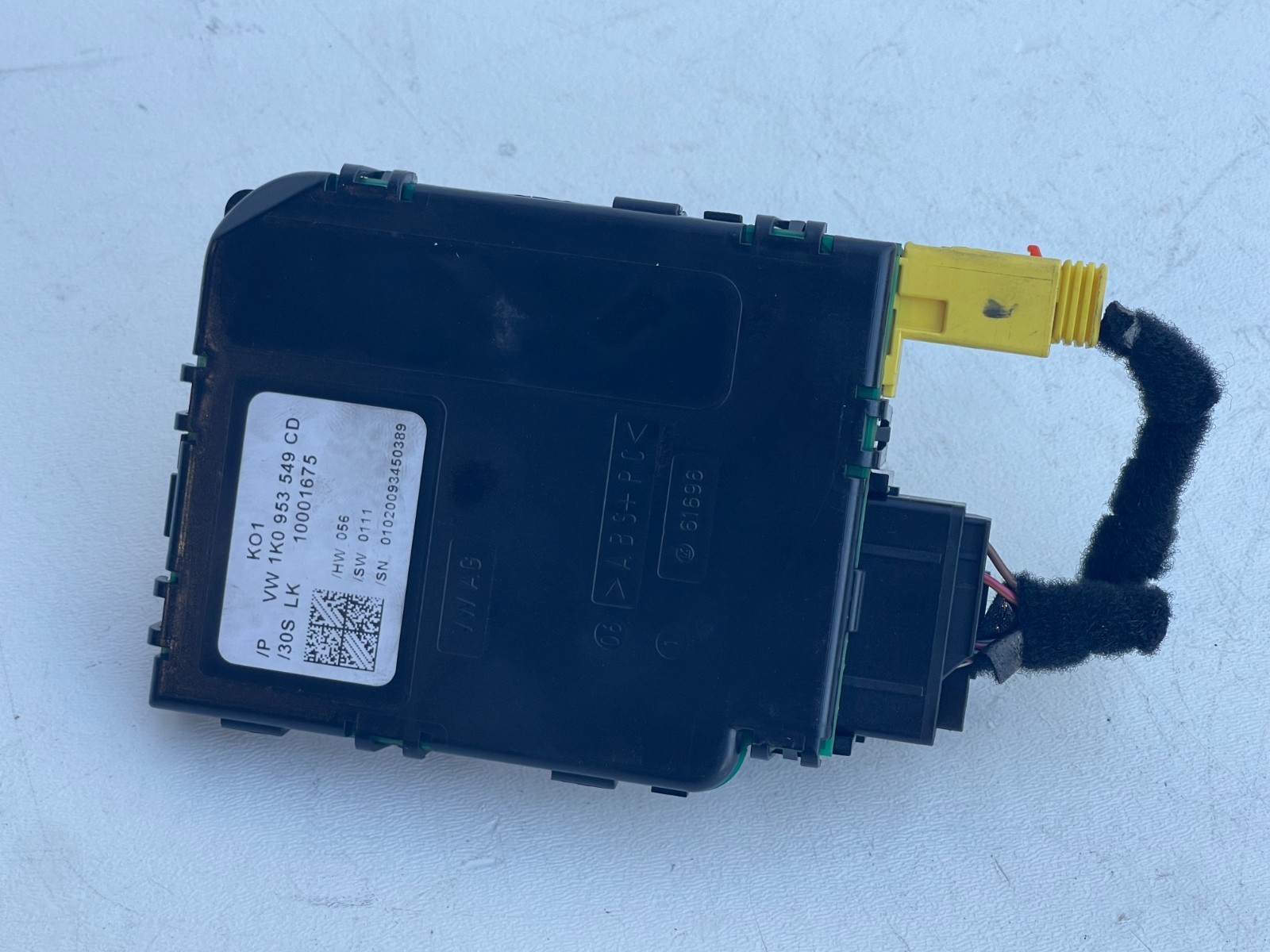2005-2010 VW GTI JETTA STEERING COLUMN CONTROL MODULE OEM 1K0953549CD