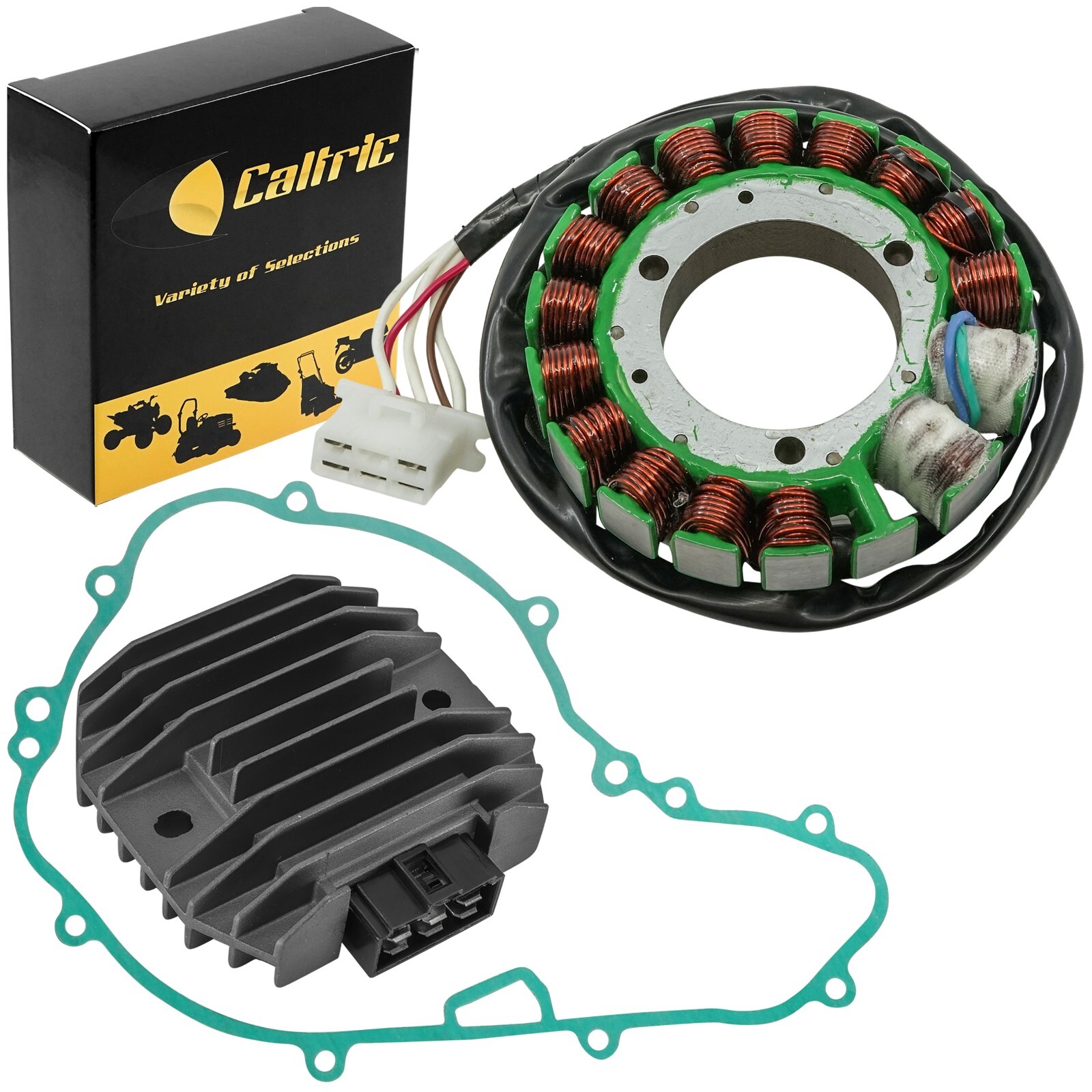 Stator & Regulator Rectifier for Kawasaki KLR650 Kl650A 1987-2007 W/Gasket Stator & Regulator Rectifier for Kawasaki KLR650 Kl650A 1987-2007 W/Gasket