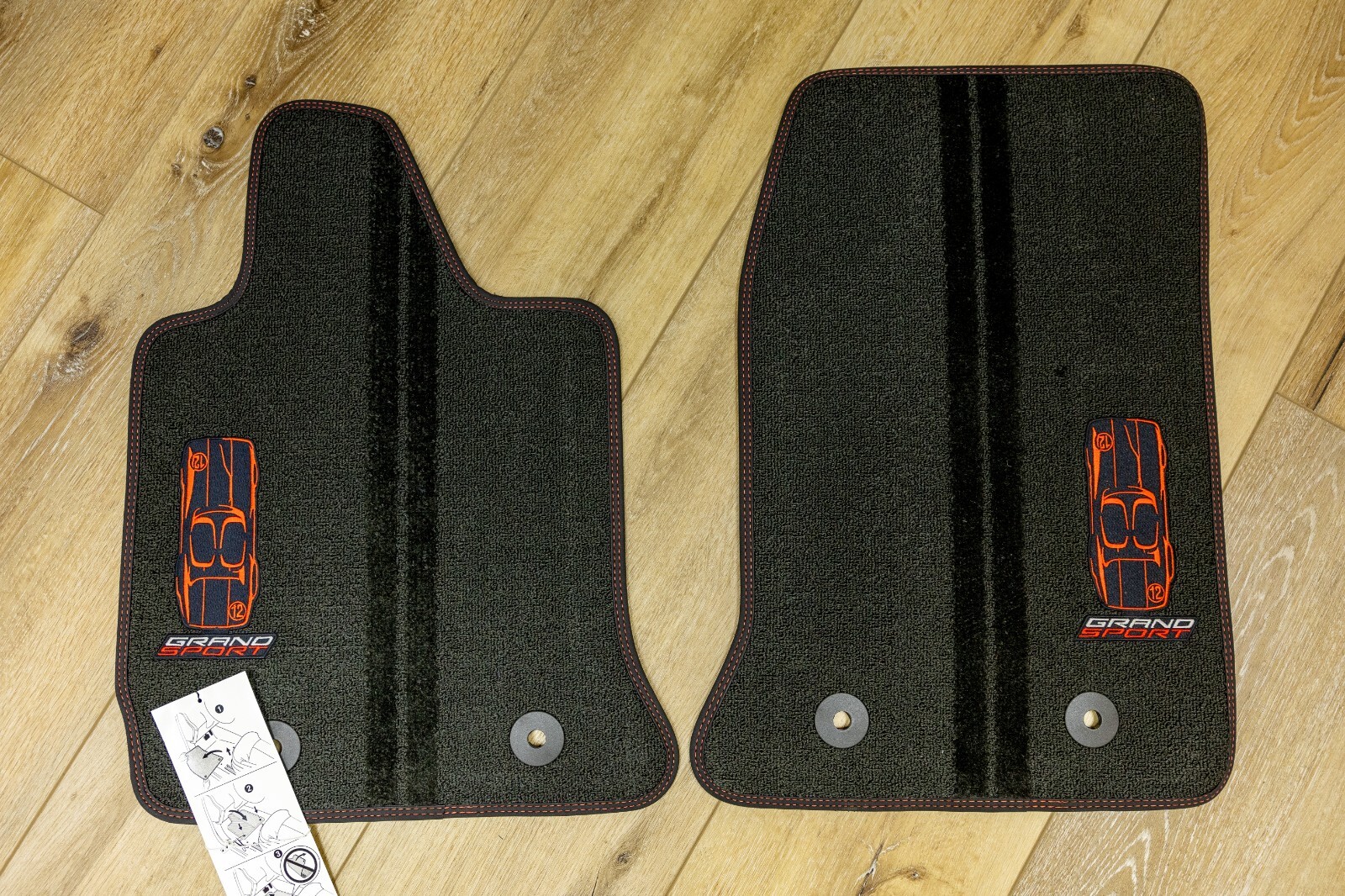 2017-2019 Chevrolet Corvette C7 Grand Sport Carpet Floor Mats Black 23384151 2017-2019 Chevrolet Corvette C7 Grand Sport Carpet Floor Mats Black 23384151