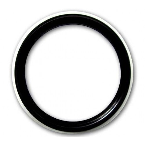 14'' Black Whitewall Tire Trim Topper Rubber Tire Ring Set of 4 Pcs 100% Rubber