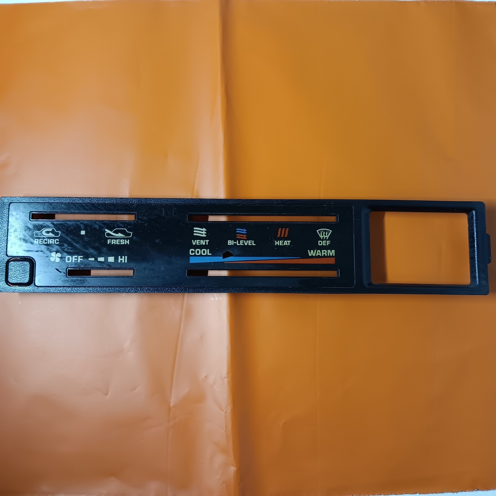 84-88 89 Toyota Pickup Truck 4Runner HVAC Air Heat Selector Slide Plate Cover AC 84-88 89 Toyota Pickup Truck 4Runner HVAC Air Heat Selector Slide Plate Cover AC