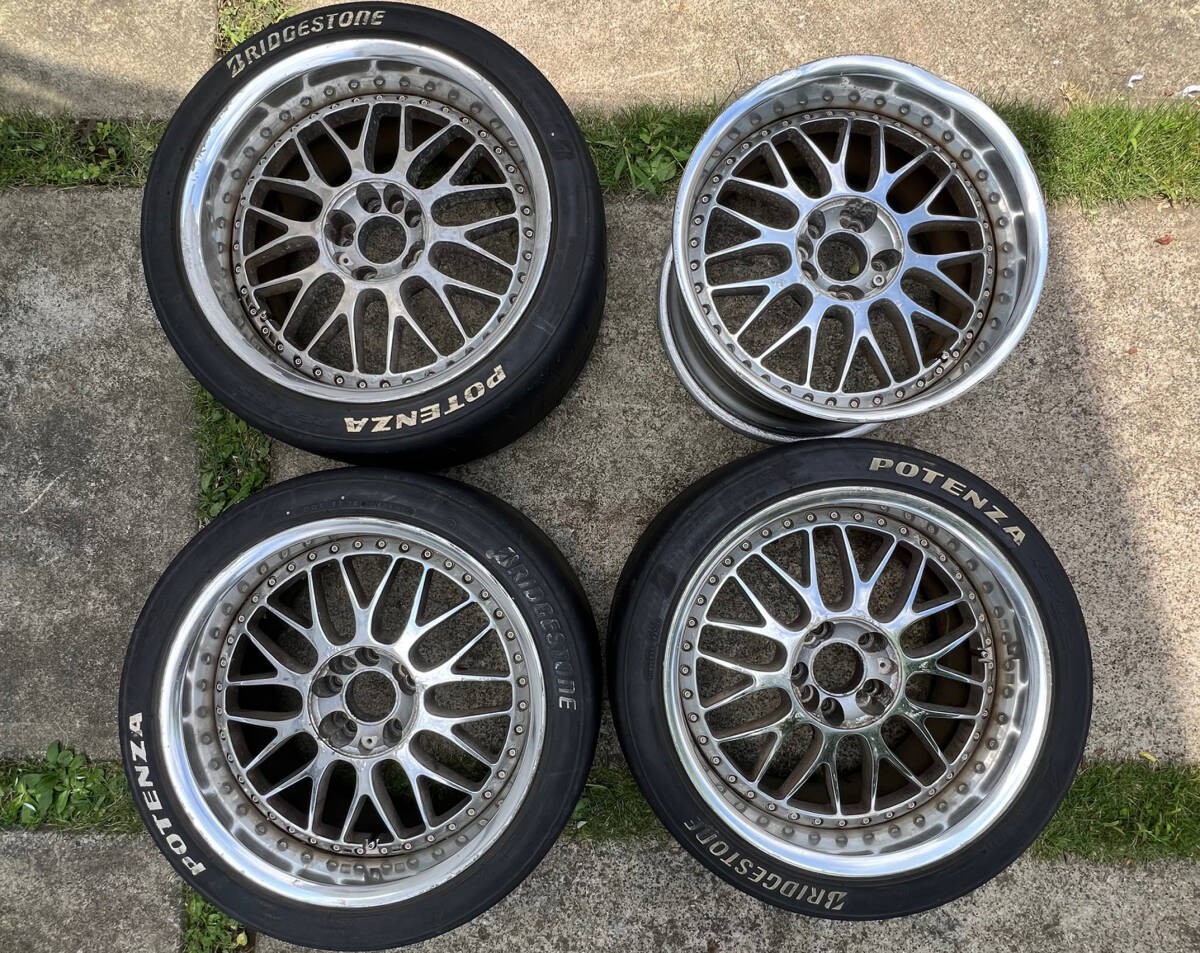 JDM Rare WORK ESFIDA 9j+25 pcd114.3 18work ESFida VS XX GTR Lancer Evo No Tires