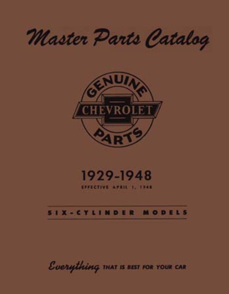 1929-1948 Chevrolet All Models Parts Book
