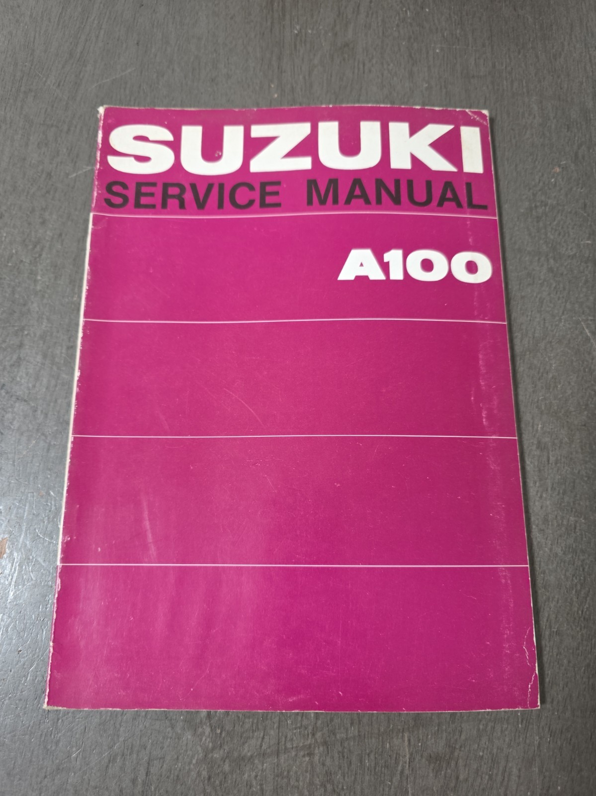 Vintage Suzuki A100 Service Manual SR-1201