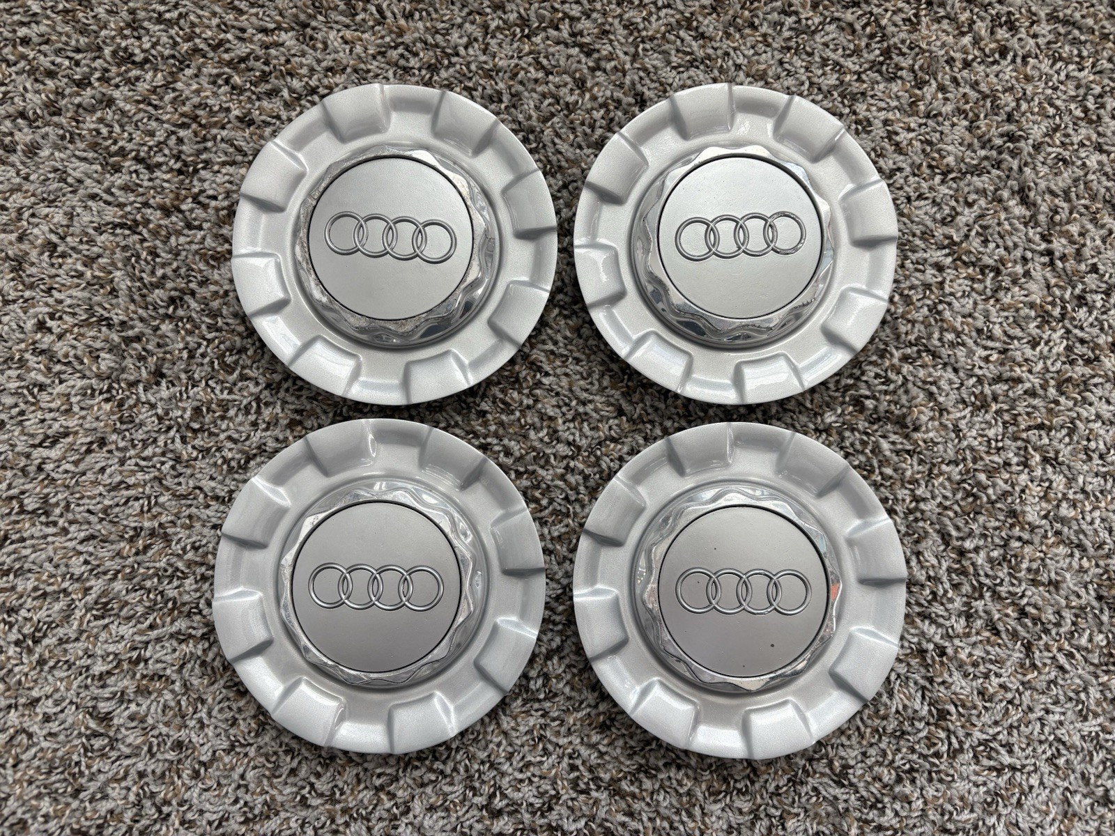 BBS RS2 RSII Center Caps 4x - Used - 0924375 0924156J Original Genuine Audi VW