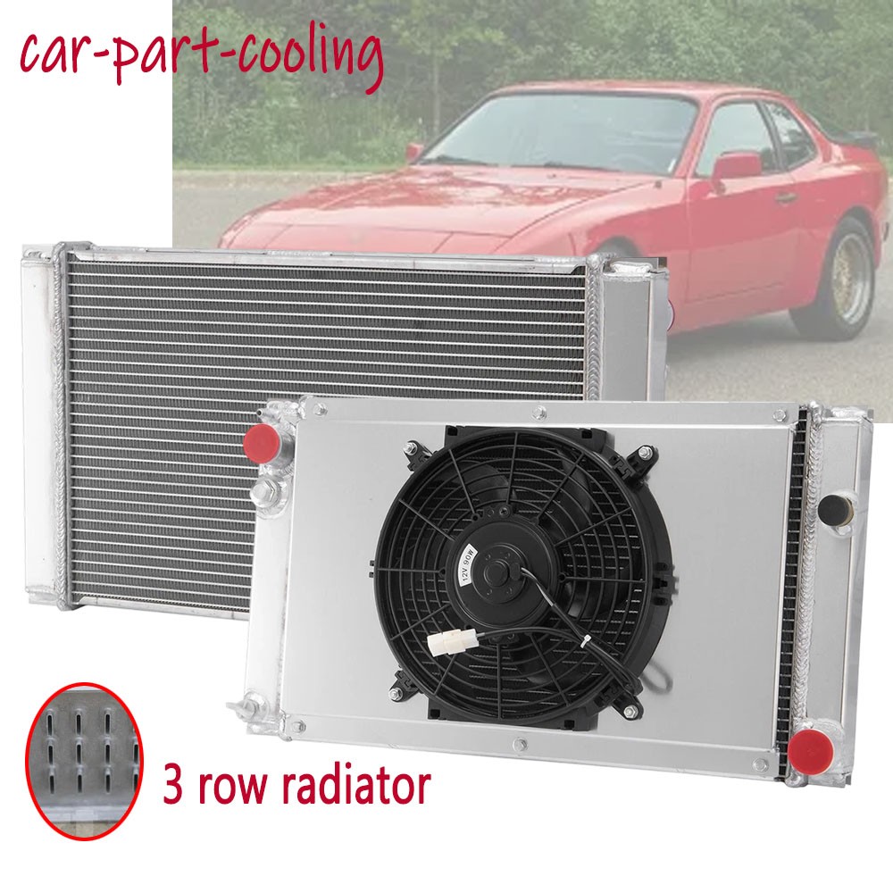3-Core Radiator Fan Shroud For PORSCHE 944 2.5L 2.7L NON-Turbo Manual 1983-1991 3-Core Radiator Fan Shroud For PORSCHE 944 2.5L 2.7L NON-Turbo Manual 1983-1991