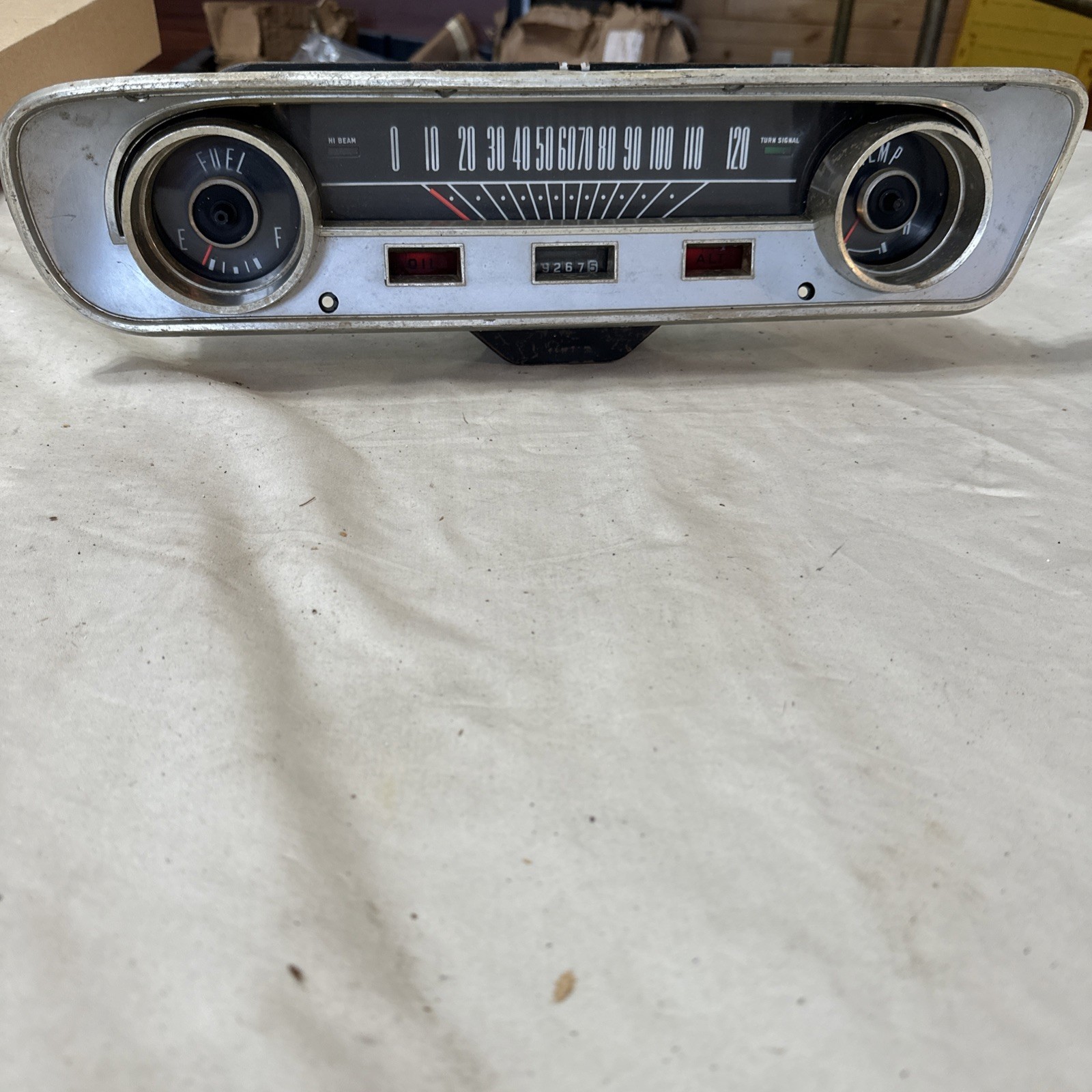 OEM 1965 Fomoco Ford Mustang Dash instrument cluster C5ZZ-10838-A 39267 Miles OEM 1965 Fomoco Ford Mustang Dash instrument cluster C5ZZ-10838-A 39267 Miles
