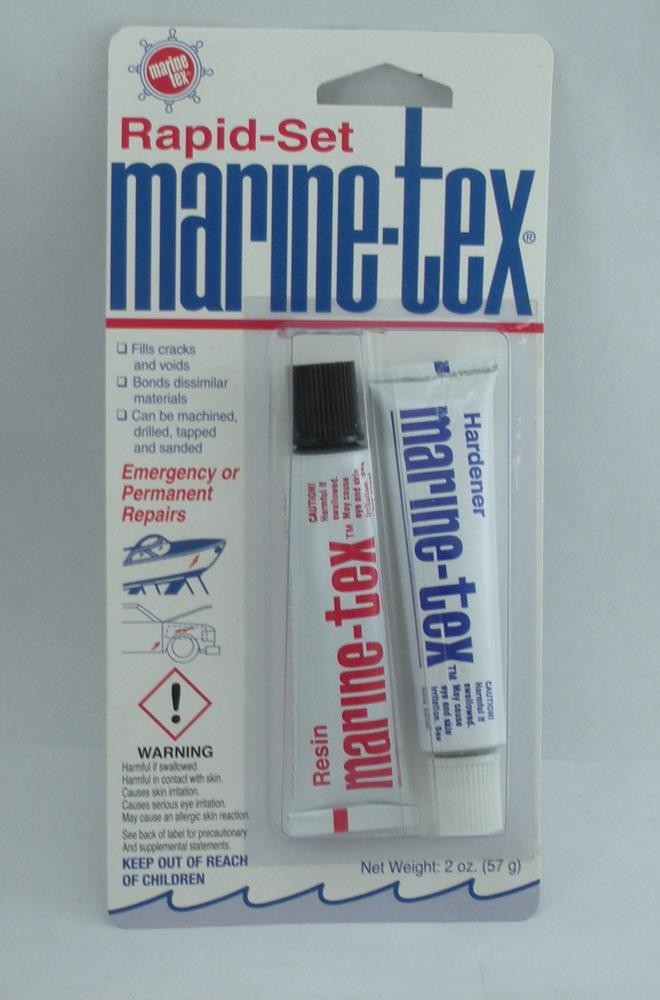 Marine-Tex RM320K Rapid-Set Epoxy Repair Kit Color Gray 2 oz with Hardener Marine-Tex RM320K Rapid-Set Epoxy Repair Kit Color Gray 2 oz with Hardener