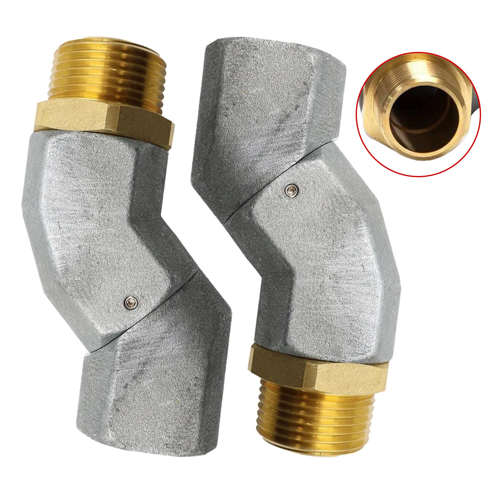 For Fuel Swivel Fuel Transfer Hose 2Pcs 1\