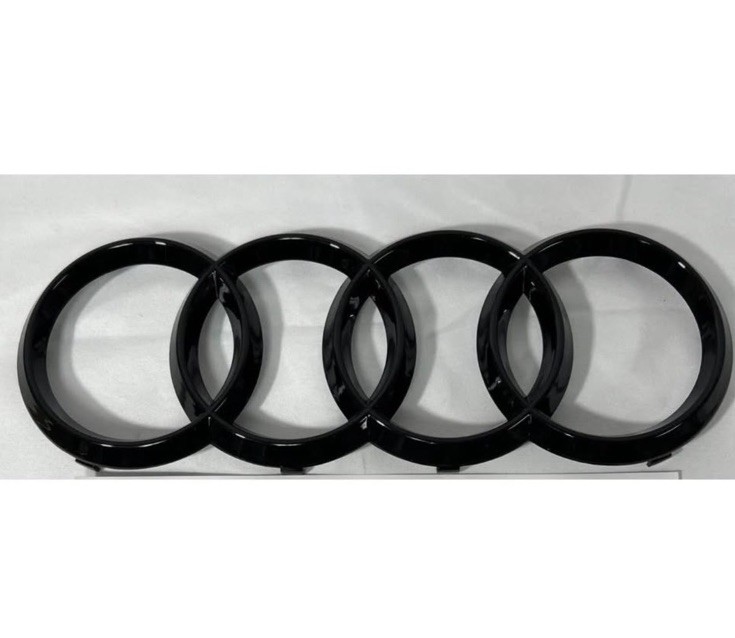 Audi Q7/SQ7 Front Grille 315mm Emblem Ring Gloss Black Audi Q7/SQ7 Front Grille 315mm Emblem Ring Gloss Black