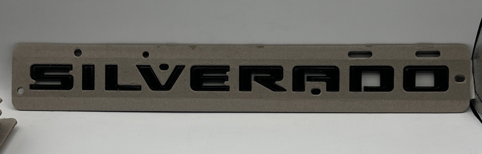 Genuine GM 2019-2024 Chevrolet Silverado Black Door Nameplate Emblem 84557433 Genuine GM 2019-2024 Chevrolet Silverado Black Door Nameplate Emblem 84557433