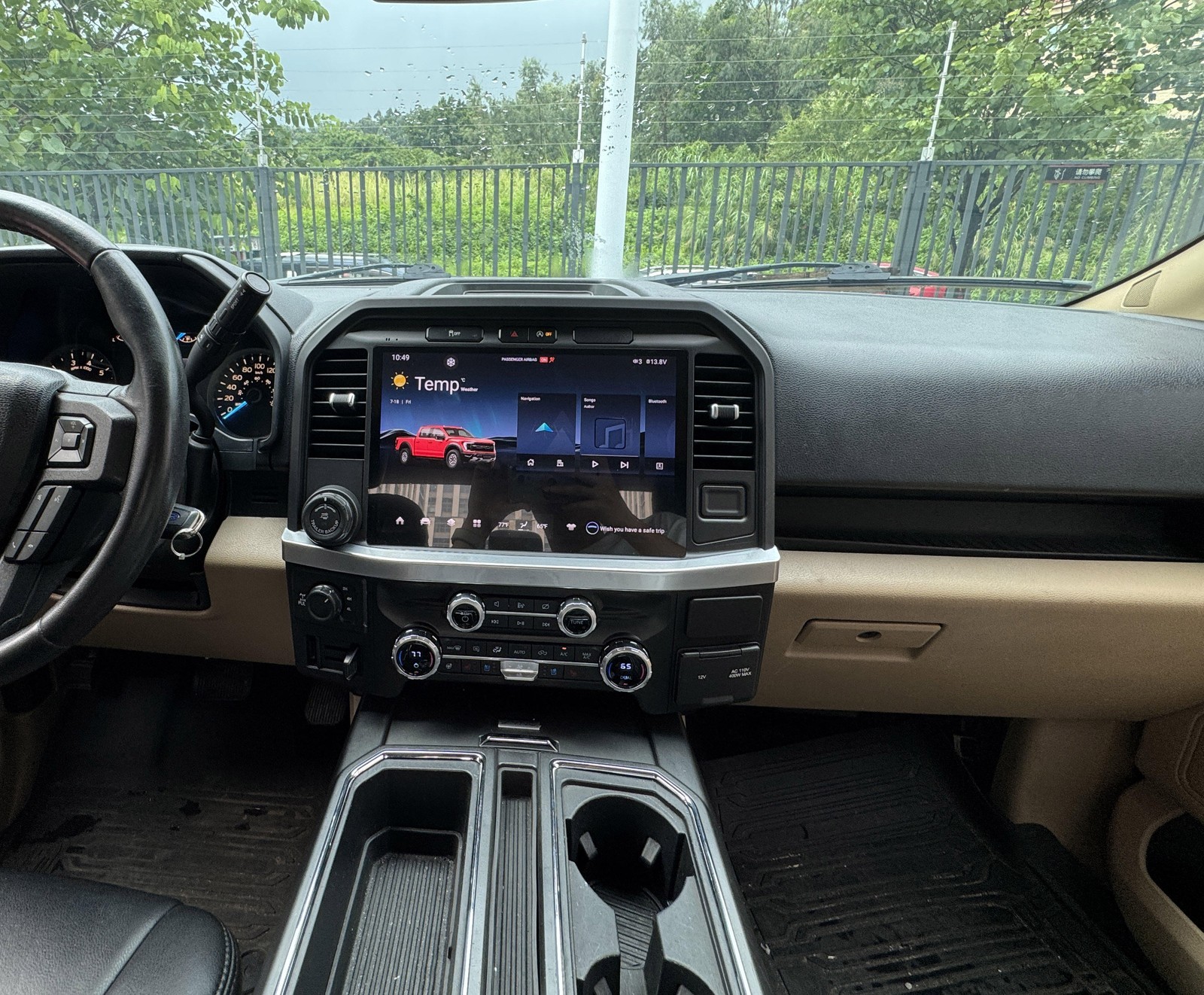 13.1\'\' HD Android Radio 4+64GB CarPlay Stereo for 2015-2019 Ford F Series Trucks