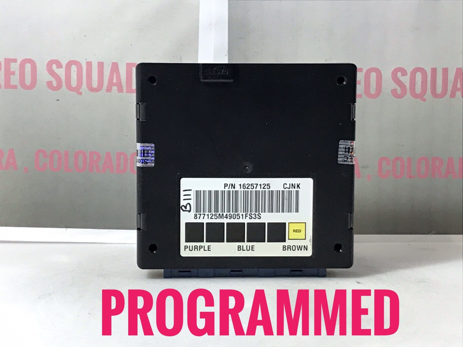 PROGRAMMED 1998 - 2000 GMC Yukon Tahoe Suburban Body Control Module B111 PROGRAMMED 1998 - 2000 GMC Yukon Tahoe Suburban Body Control Module B111