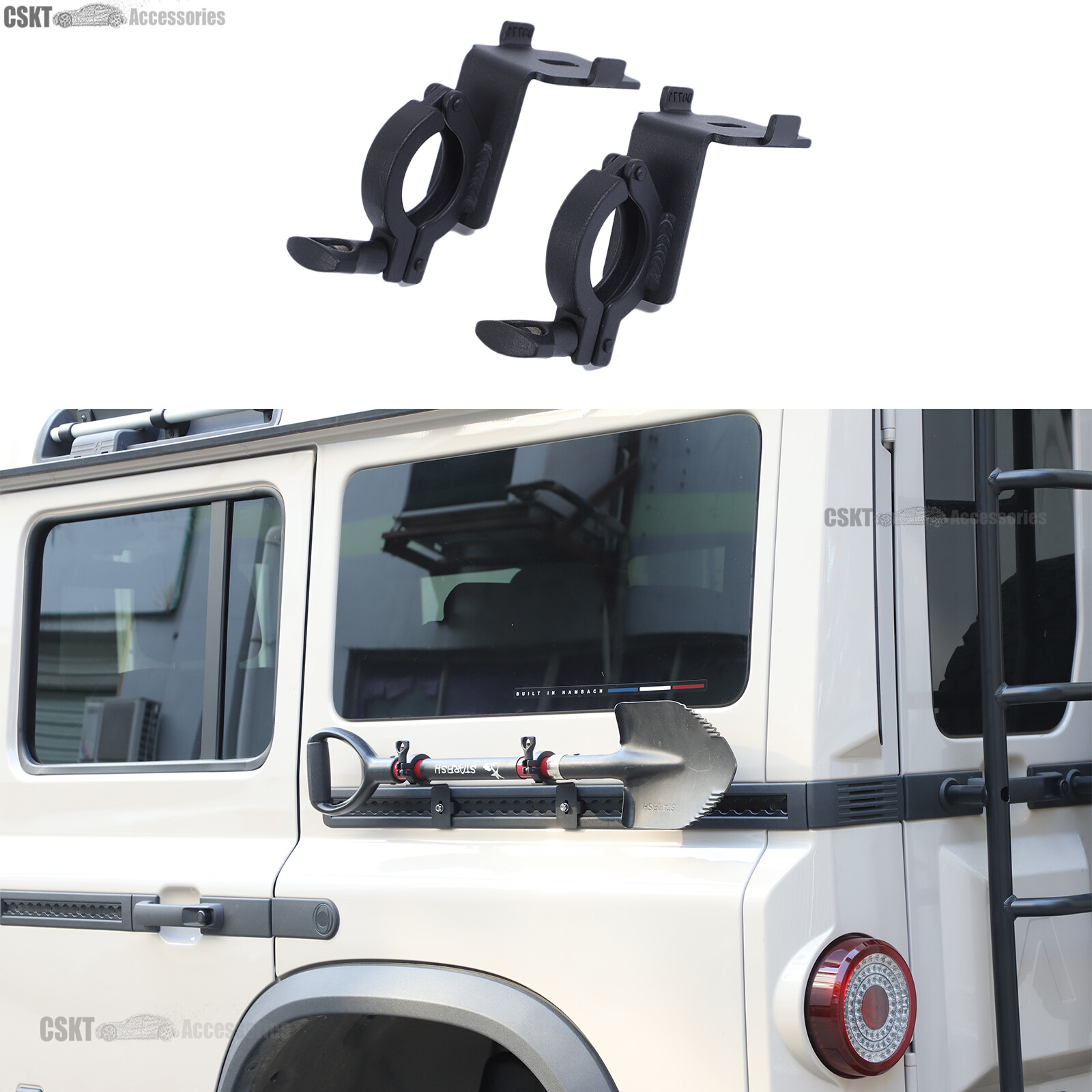 2pcs Utility Belt Bracket Mount Clip Accessory Fits Ineos Grenadier 2024-2025