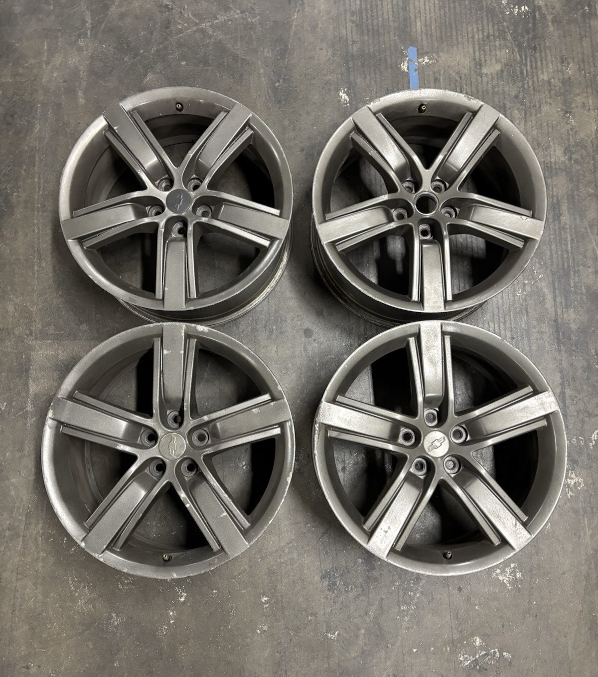 OEM 2012-2015 Chevrolet Camaro 20” Staggered Wheel Rim Set 92238134 92238135