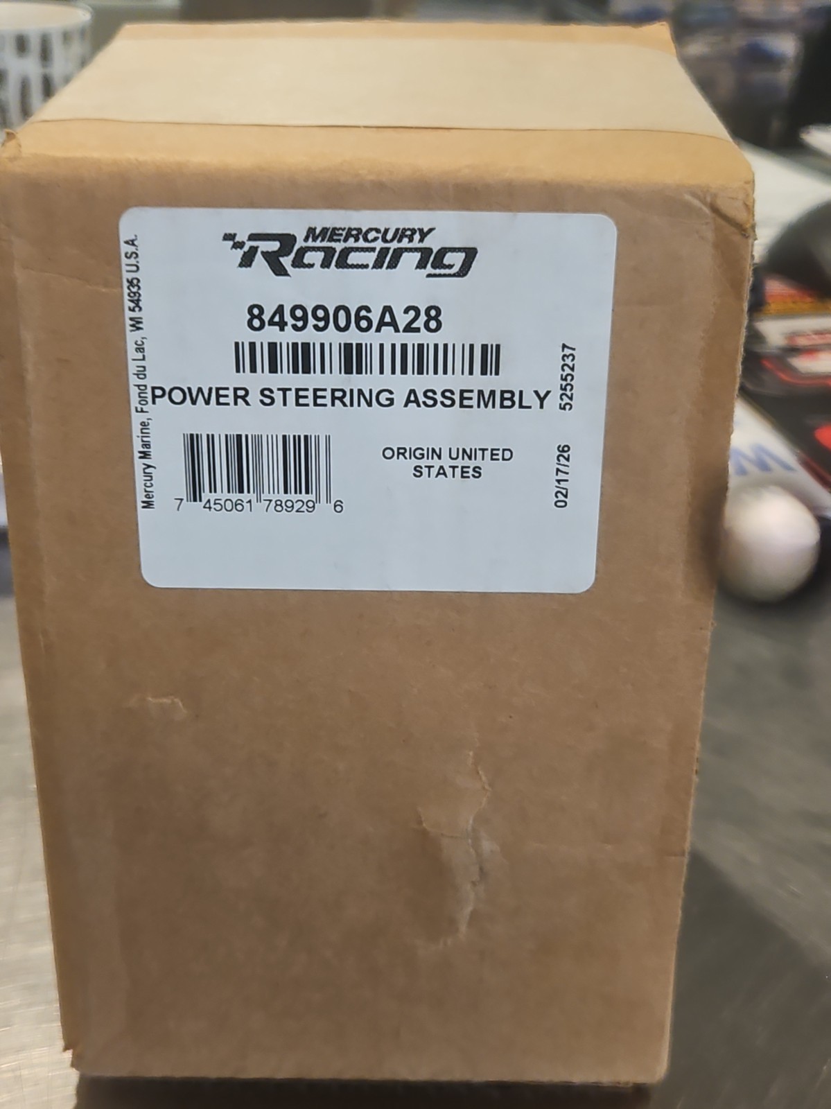 Mercury Racing Power Steering Pump 849906A28 Mercruiser Mercury Racing Power Steering Pump 849906A28 Mercruiser