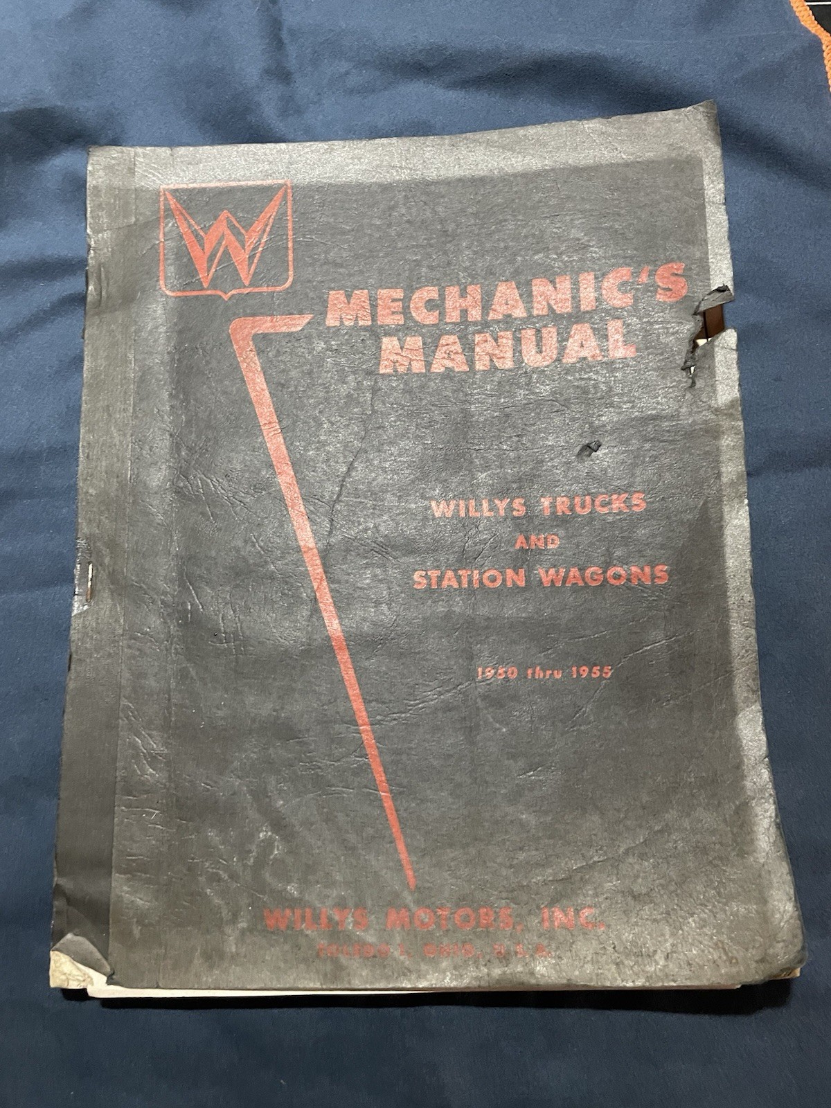 Willy’s Original Service Manual Willy’s Original Service Manual