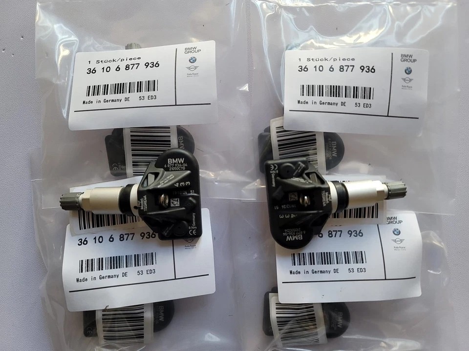 4x Genuine TPMS BMW 3 G20 5 G30 6 G32 7 G11 8 G15 X3 G01 X4 G02 X5 G05 X7 G07 Z4