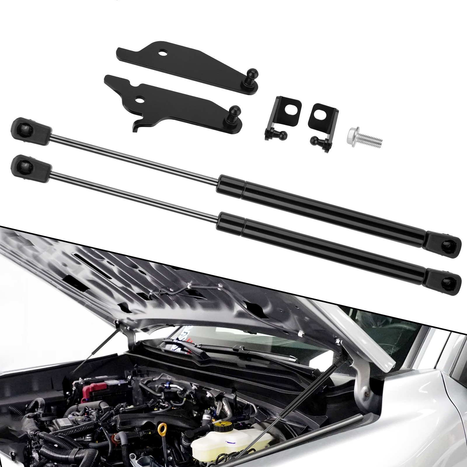 Quick Hood Strut For 2024-25 Toyota Tacoma & 25 & Newer 4Runner No Drill Install Quick Hood Strut For 2024-25 Toyota Tacoma & 25 & Newer 4Runner No Drill Install