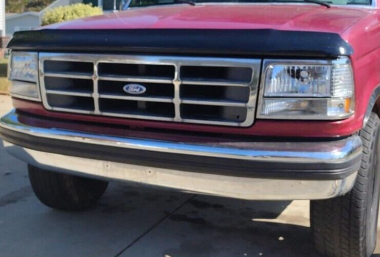 BugFlector II Hood Protector Bug Shield Deflector for 92-97 Ford F150 Bronco OBS BugFlector II Hood Protector Bug Shield Deflector for 92-97 Ford F150 Bronco OBS