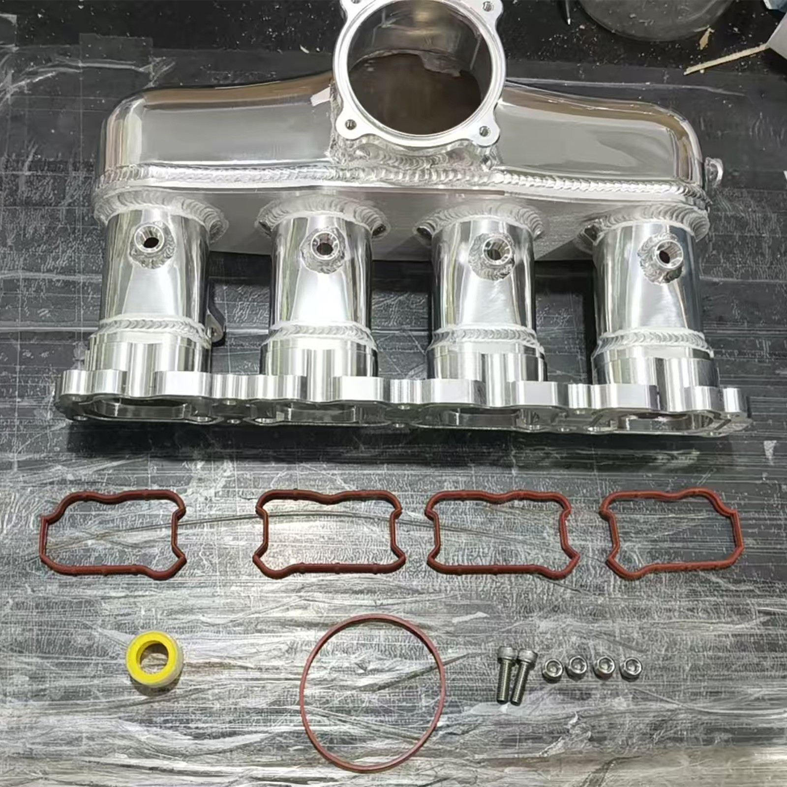 Aluminum Intake Manifold Plenum For VW Golf MK7 Passat B8 Tiguan EA888 Gen3 2.0T