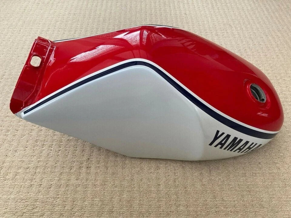 Yamaha Rz350 31k YPVS Red And White Painted Aluminum Petrol Fuel Tank | Fit For