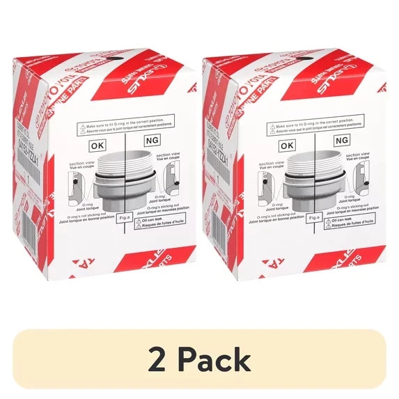 (2 pack) Toyota OE Engine Oil Filter 04152-YZZA1 0.64 Pound