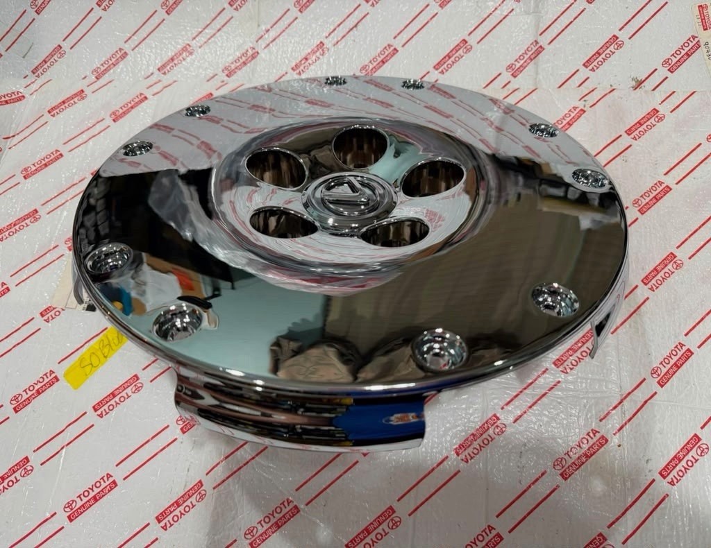 4 NEW Lexus SC430 Chrome Wheel Center Caps Hub Cap Cover Round All Chrome 02-10