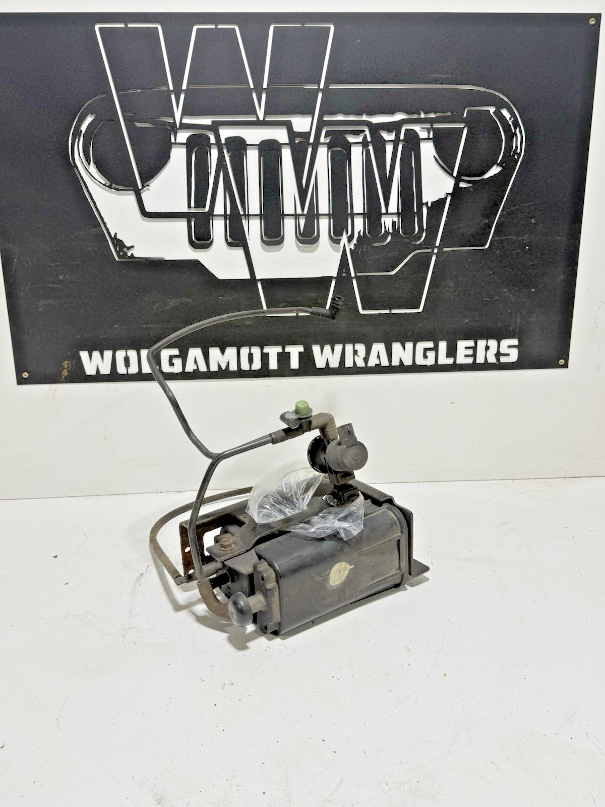 Fuel Vapor Canister + Bracket & Purge Solenoid OEM 98-02 Jeep TJ Wrangler CC 19
