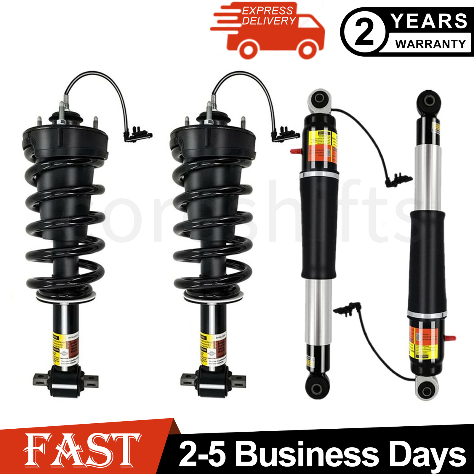 4Pcs Magnetic Front Rear Struts Assys Fit Escalade Tahoe Yukon Denali 2015-2020
