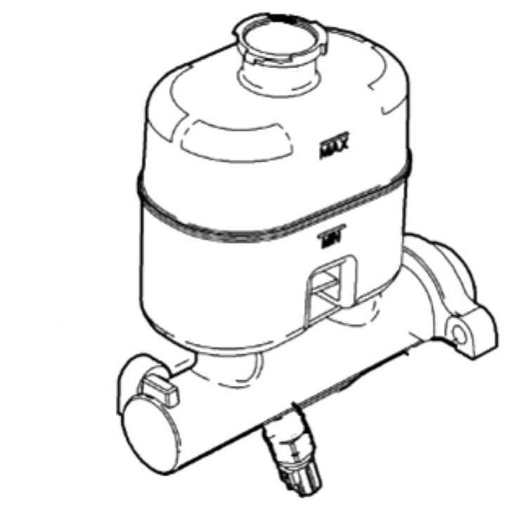GENUINE 03-07 FORD SUPER DUTY BRAKE MASTER CYLINDER ASSEMBLY 6C2Z-2140-EA PT373