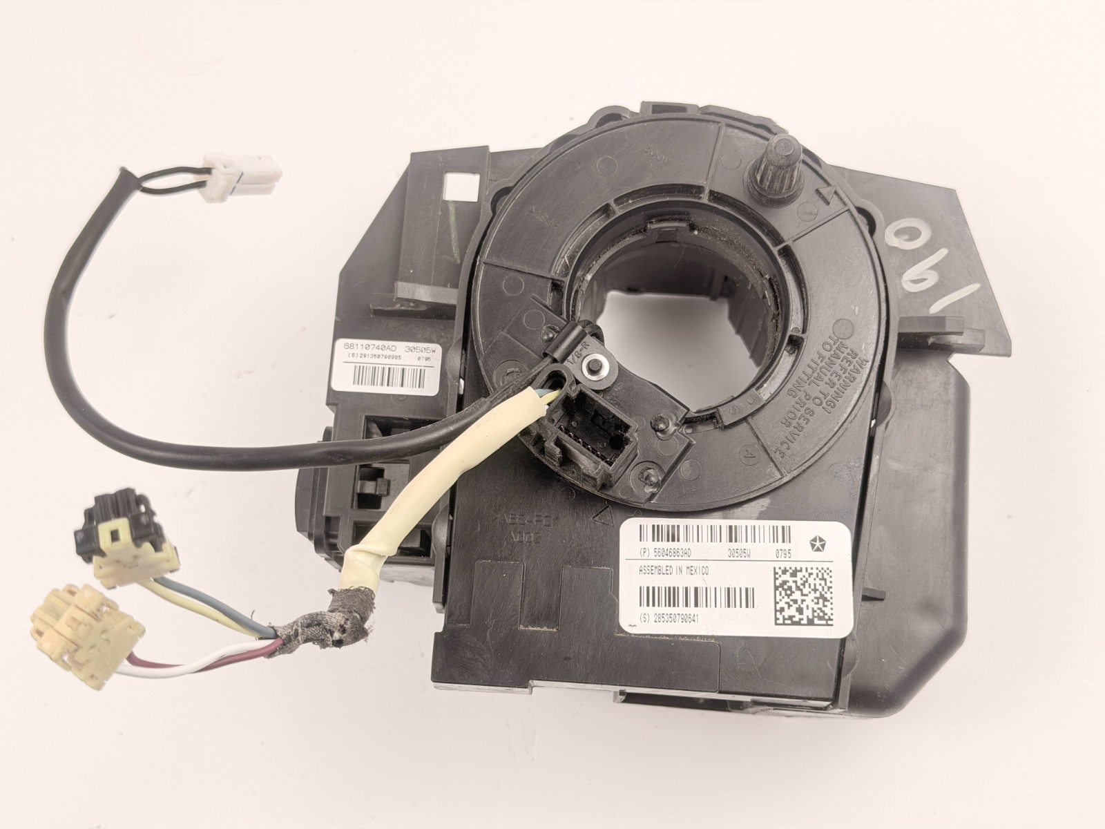2015-2024 DODGE RAM 1500  CLOCK SPRING W/SENSOR OEM TESTED 56046863AD