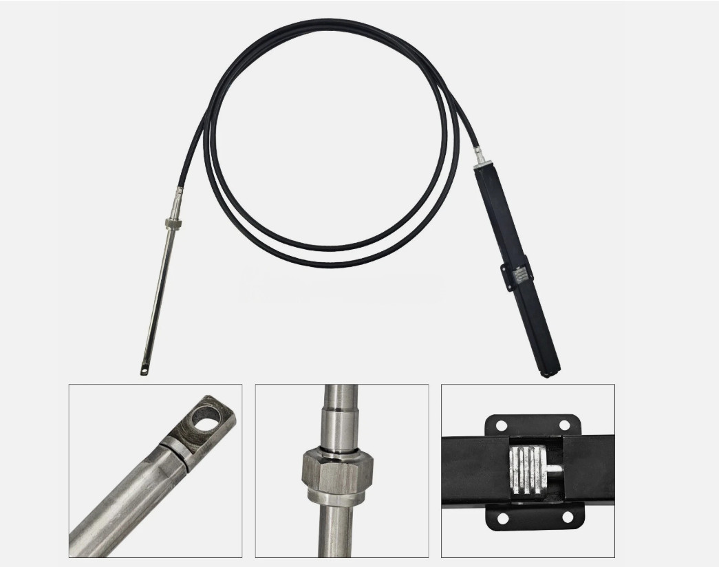 New SSC13418 18 Foot Rack & Pinion Mechanical Steering Cable-For Teleflex Marine New SSC13418 18 Foot Rack & Pinion Mechanical Steering Cable-For Teleflex Marine