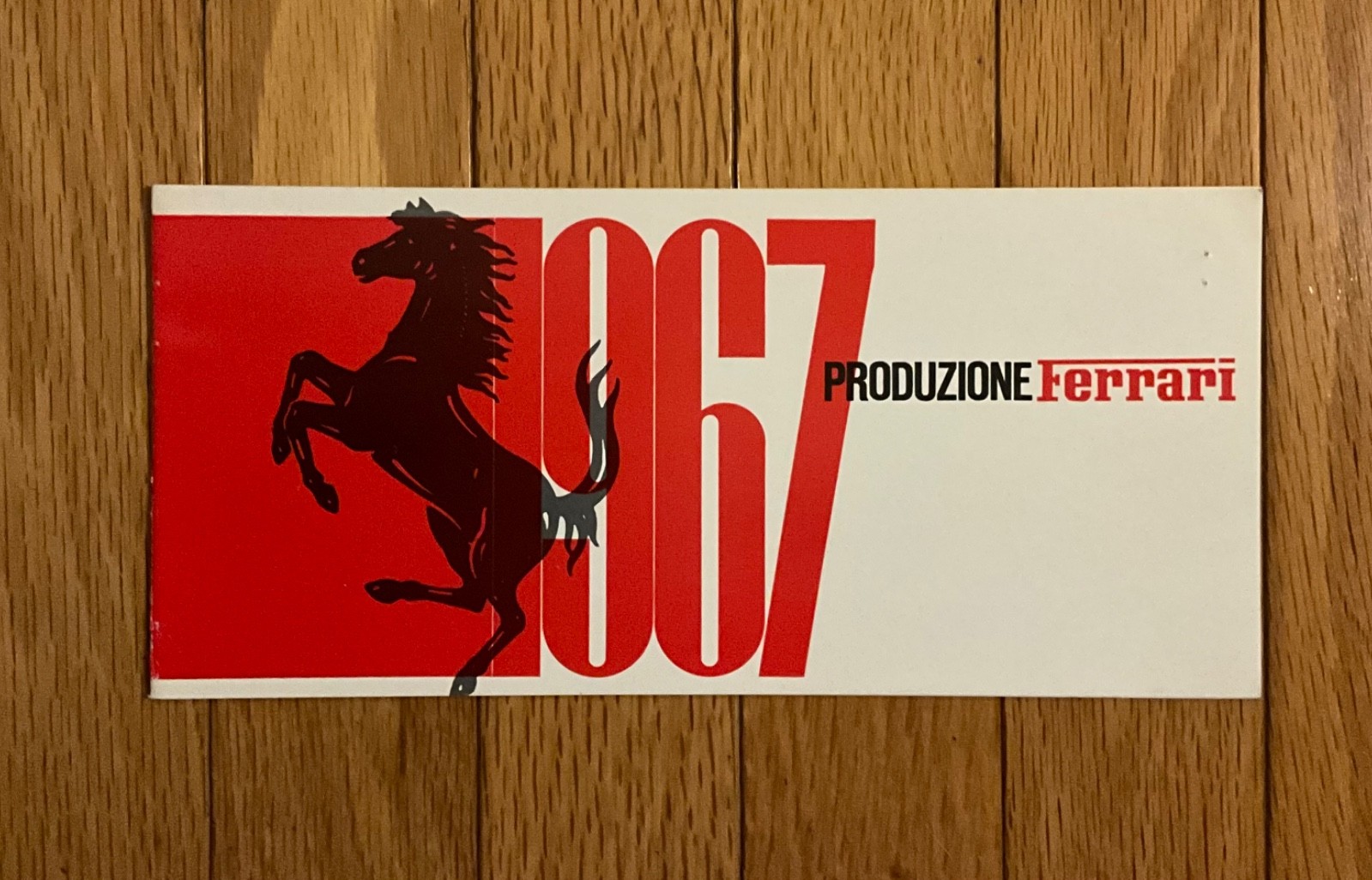 1967 Ferrari Produzione | Sales Brochure | 275 & 330's | Factory Original