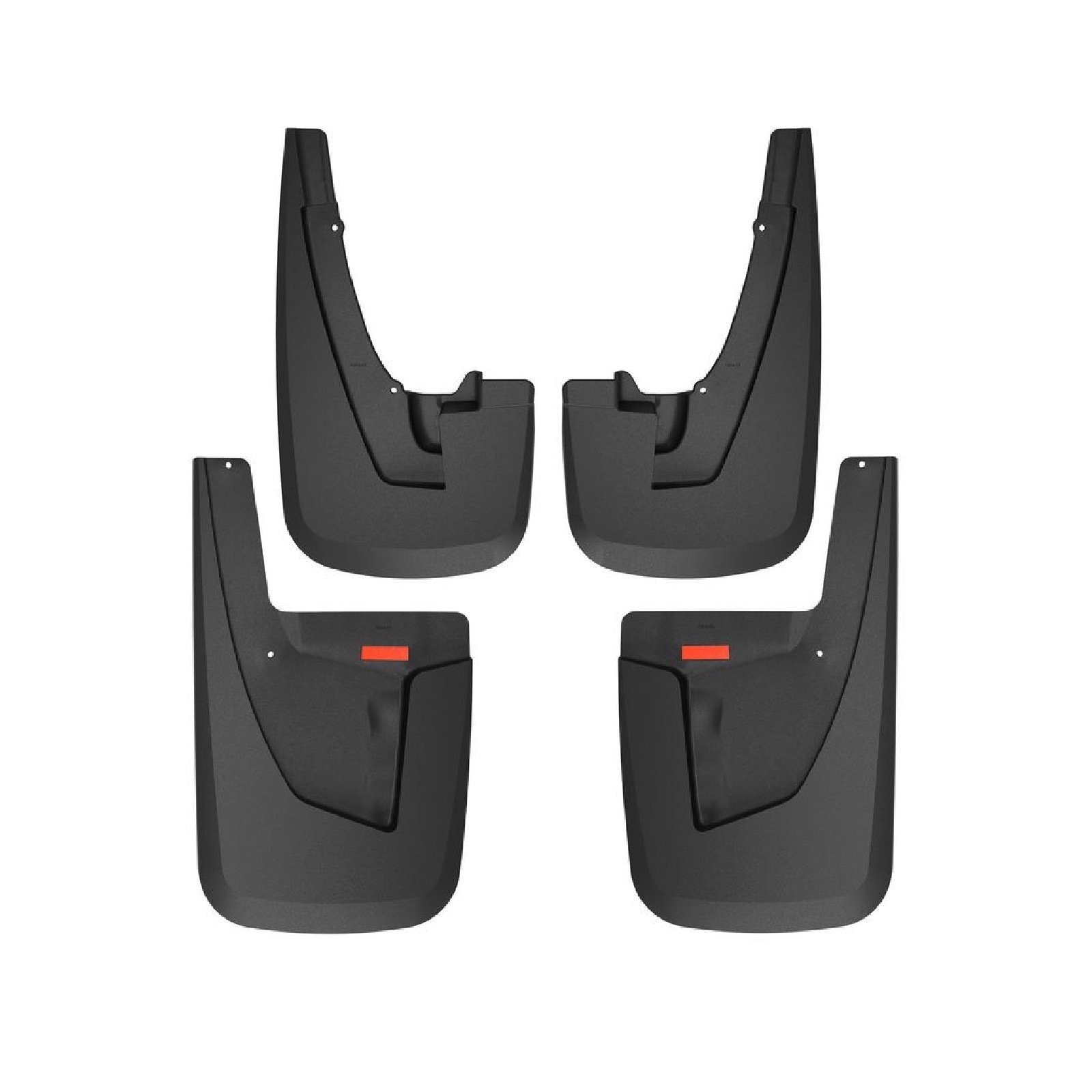 Husky Liners Front & Rear Black Thermoplastic Mud Guards for Ram 2500 3500