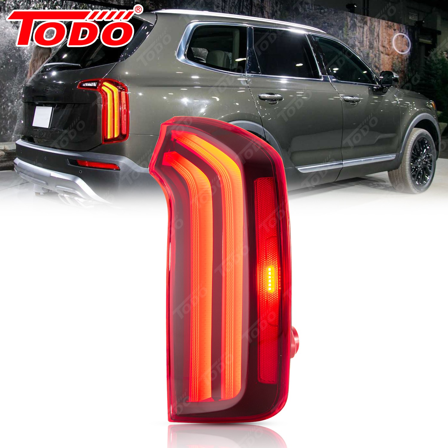 For 2020-2022 Kia Telluride EX/SX LED Tail Light Brake Lamp Passenger 92402S9100