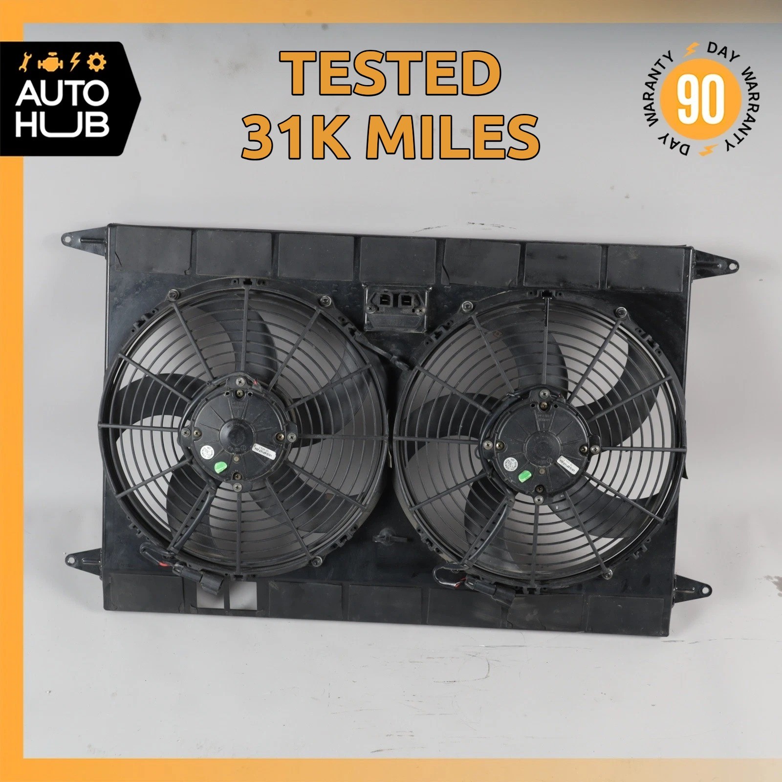 02-07 Maserati M138 4200 Coupe Spyder Radiator Cooling Fan Motor 221254 OEM 31k 02-07 Maserati M138 4200 Coupe Spyder Radiator Cooling Fan Motor 221254 OEM 31k