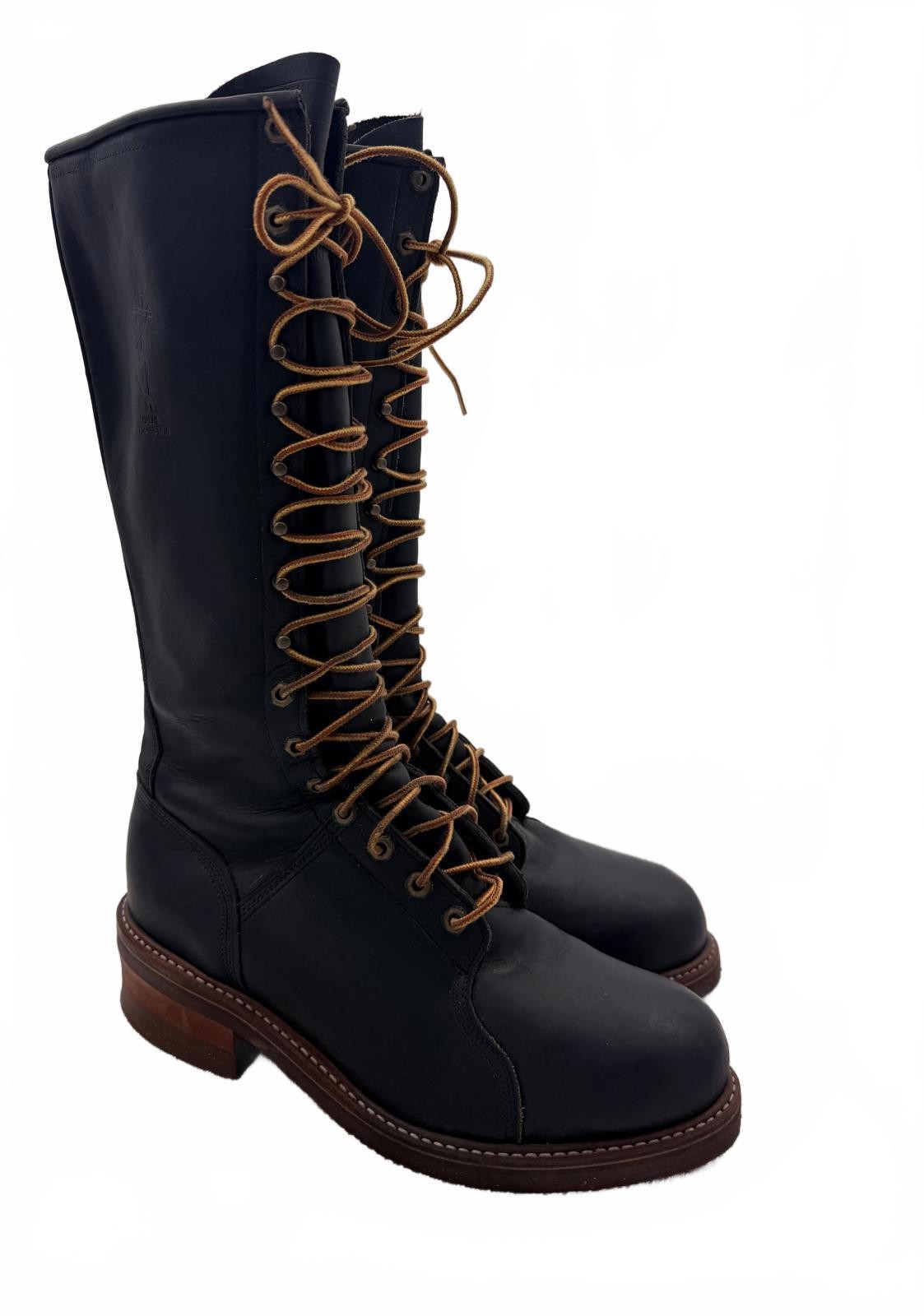 Hall's Lineman Motorcycle Boots 12E Gorgeous w/ New Soles Hall's Lineman Motorcycle Boots 12E Gorgeous w/ New Soles