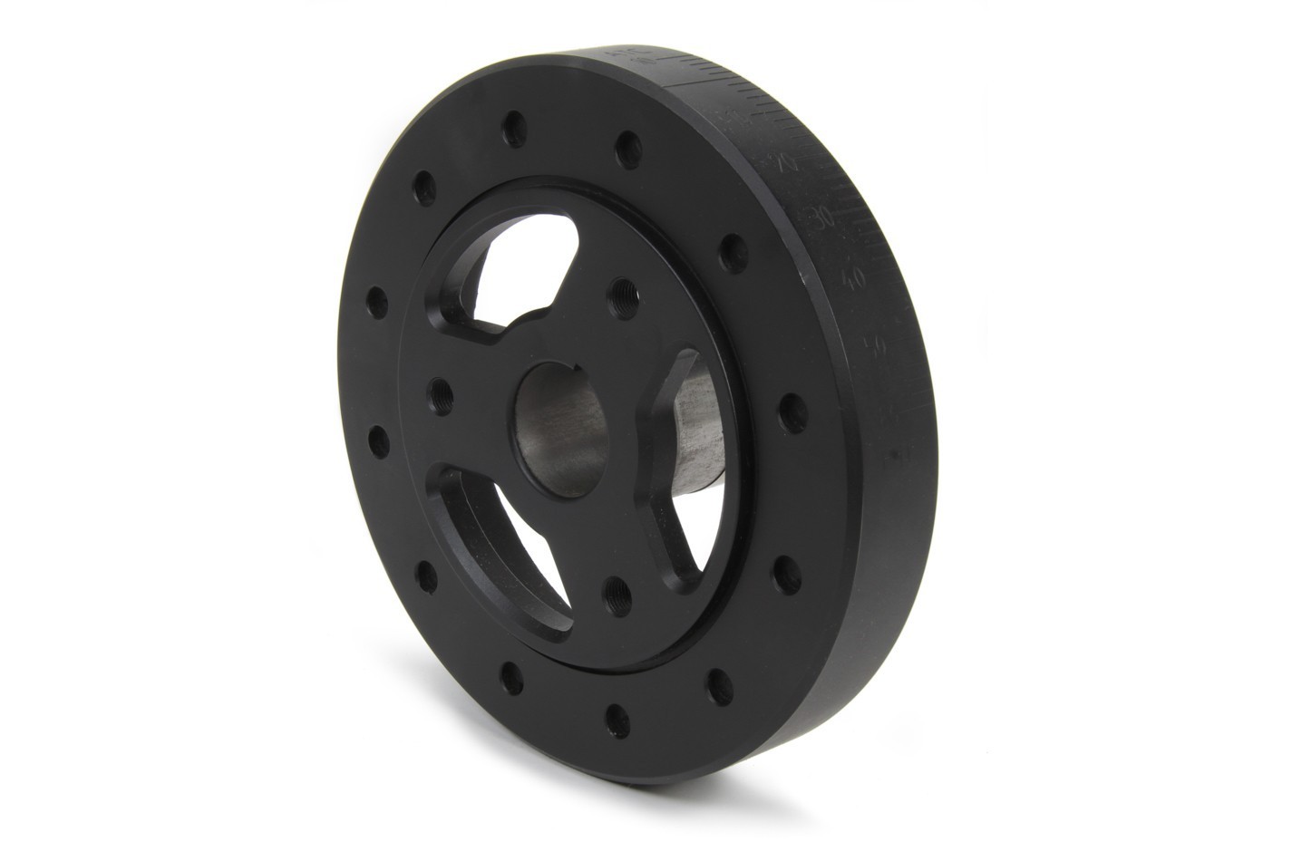 Coleman Racing Products Harmonic Balancer SBC 6in Paint Aluminum Steel Black